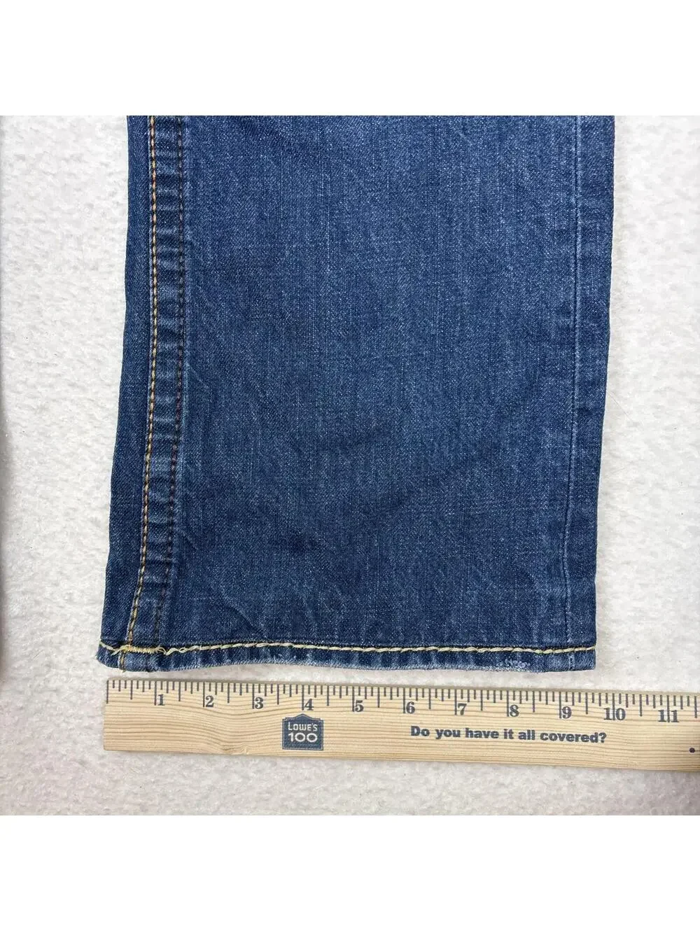 True Religion Unisex Billy Big T Bootcut Flare Jeans 34x30 Made In USA Flaps